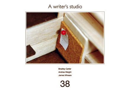 Project 2: Writer's Studio - Brochure cover page